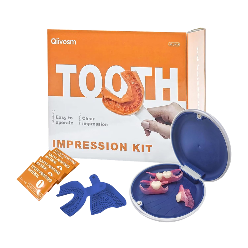 Custom Removable Dentures – Set for Tooth Replacement (1 Tooth) | Personalized Partial Denture 1–Multi-Tooth Coverage with Storage Case | Comfortable Wear for teeth